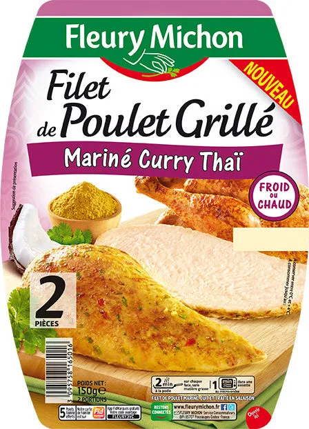 Filet de Poulet Grillé mariné Curry Thaï