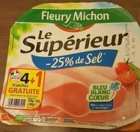 Jambon sans couenne sel reduit