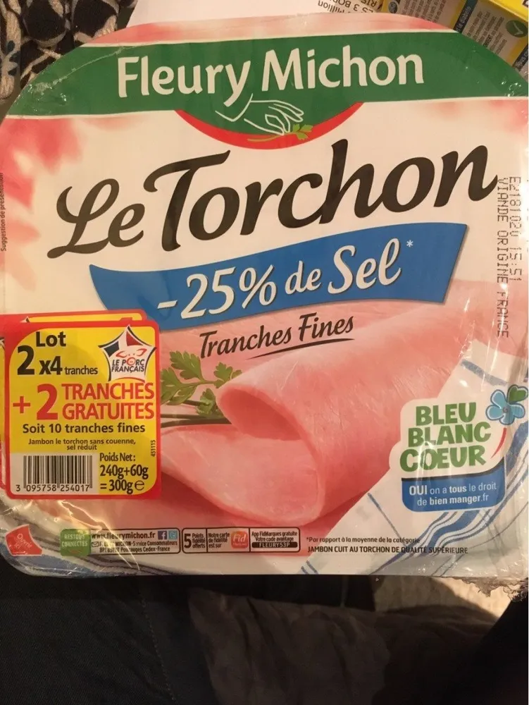 Le Torchon -25% de Sel Tranches Fines