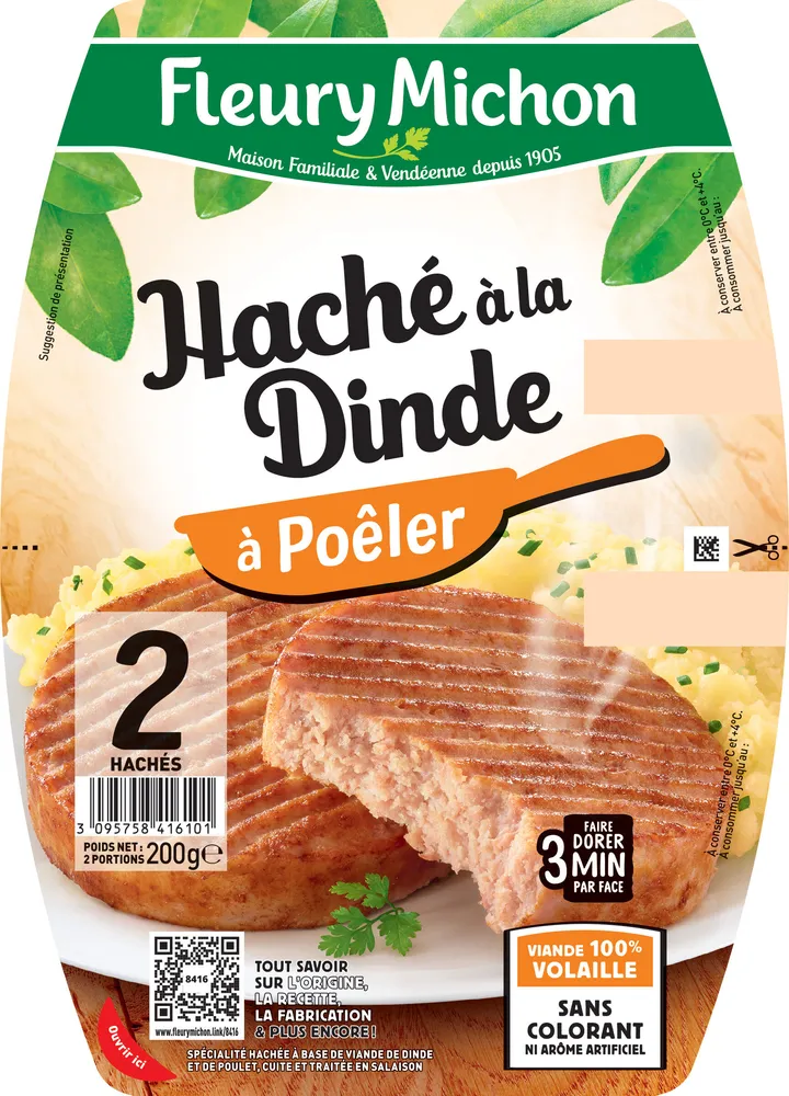 Le Haché à la Dinde - à Poêler