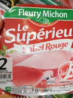 Le supérieur label rouge jambon