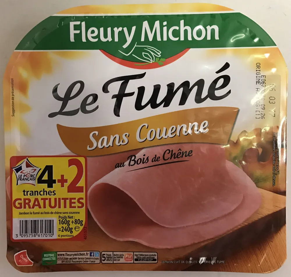 Le Fumé sans couenne (4+2 gratuites)