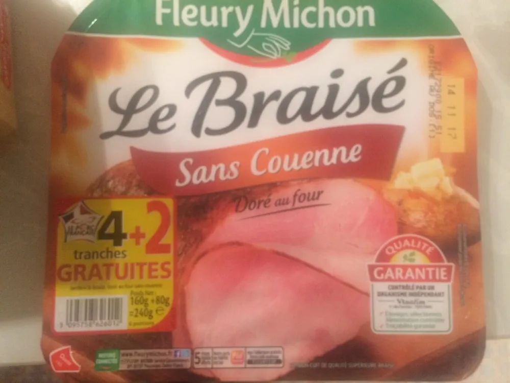 Jambon le braisé sans couenne