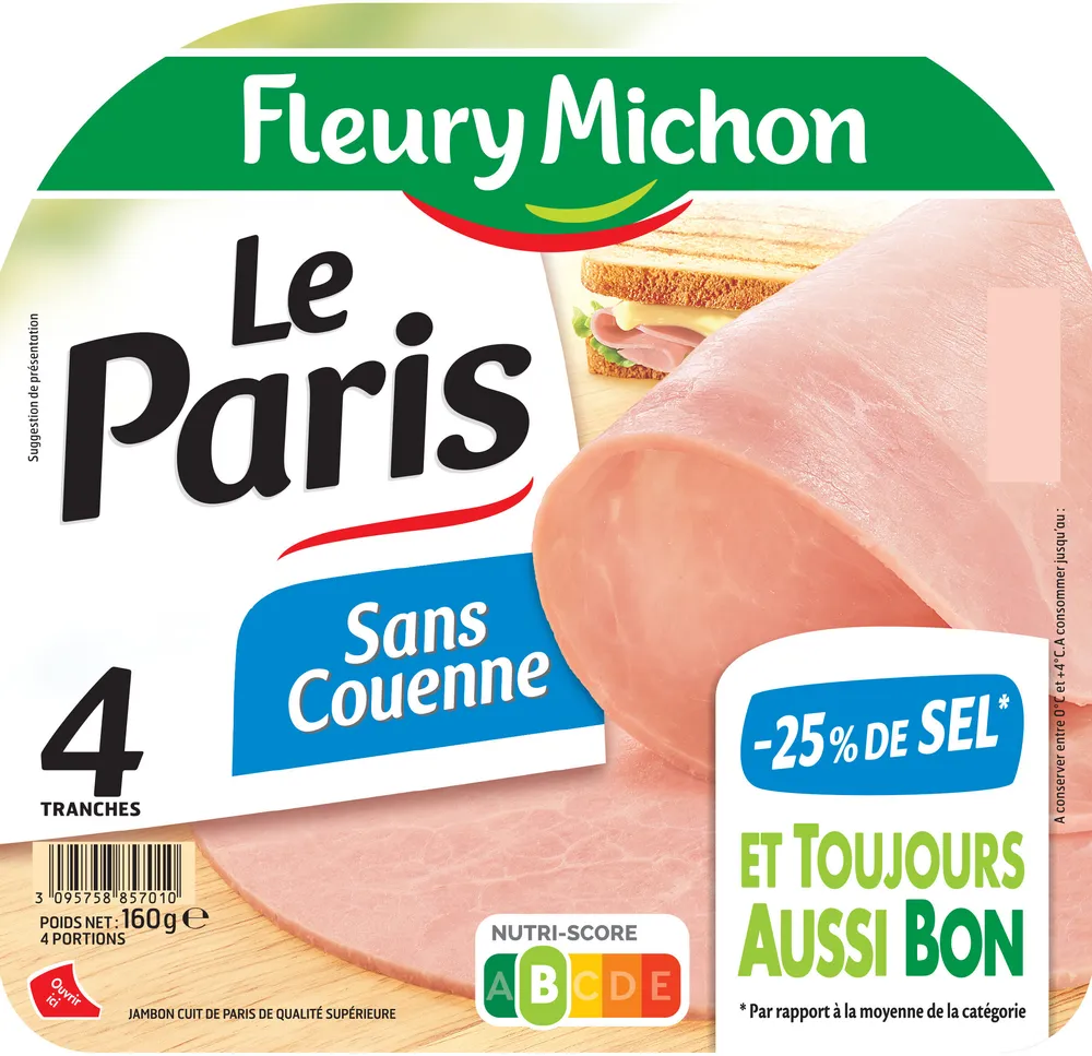 Le Paris sans couenne - 25% de Sel*- 4tr