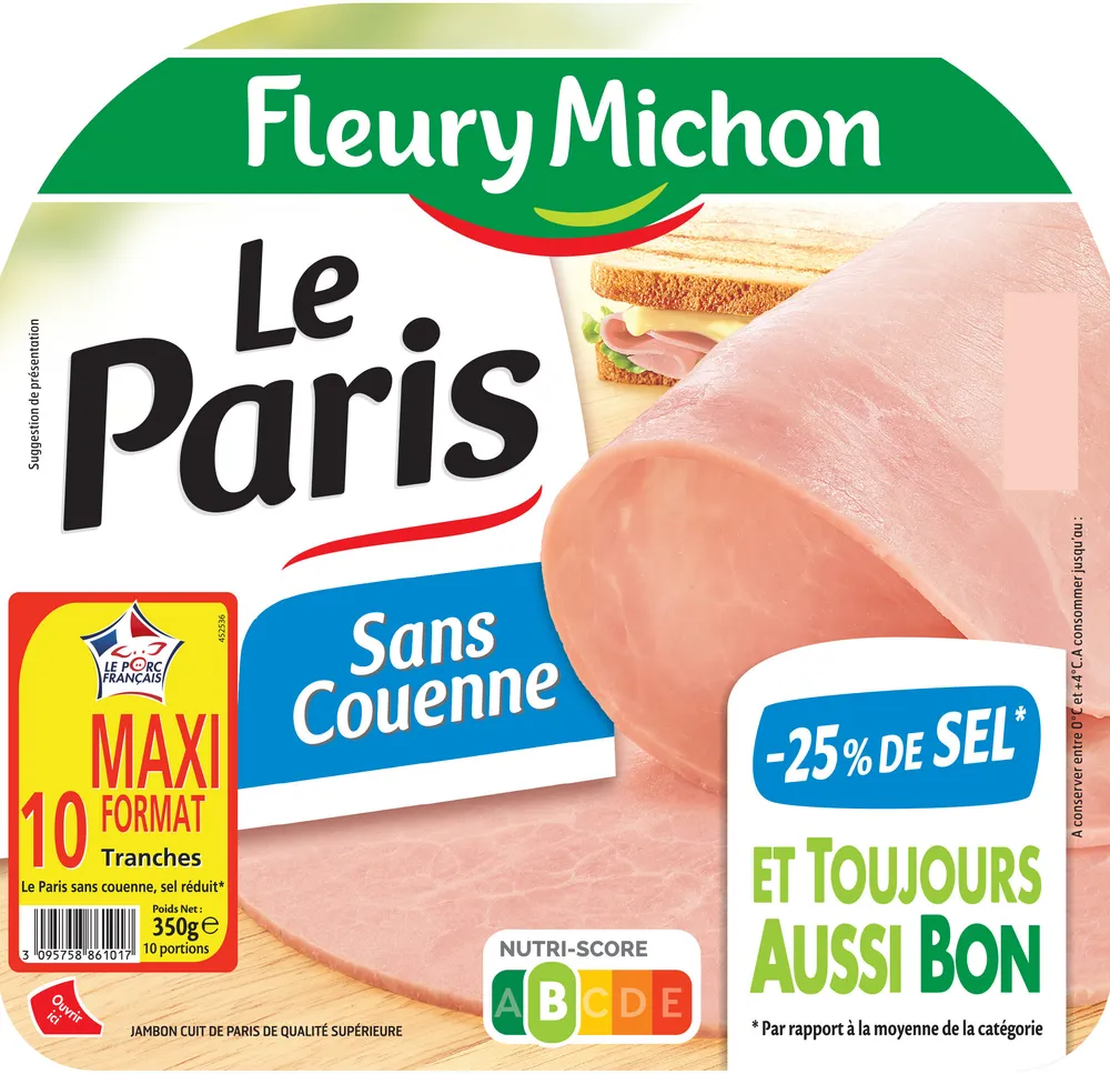 Le Paris sans couenne - 25% de Sel* -  10 tr.