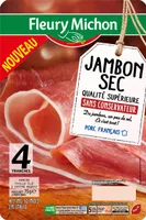 Jambon sec qualité supérieure sans Conservateur - 4 tranches