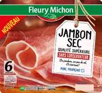 Jambon Sec Qualité Supérieure Sans Conservateur - 6 Tranches