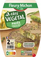 Pavé Végétal haricots et petits pois