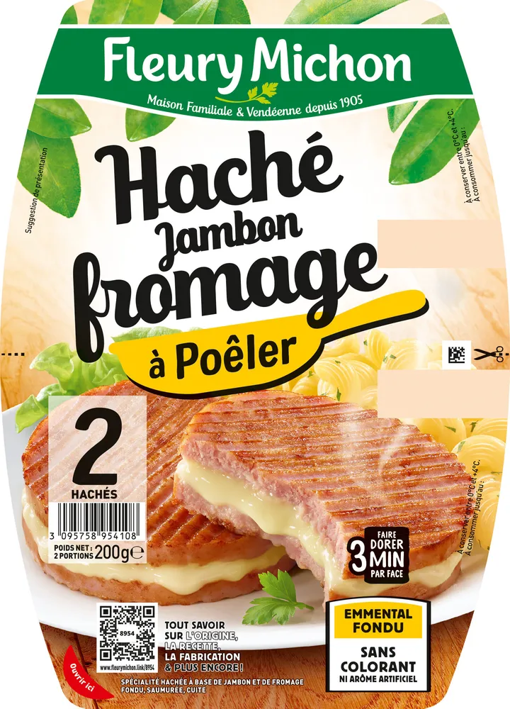 Haché de Jambon - à l'Emmental