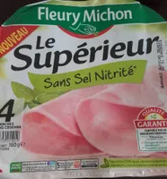 Le supérieur, sans conservateur ajouté sans sel nitrité