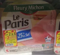 Le Jambon de Paris -25% de Sel