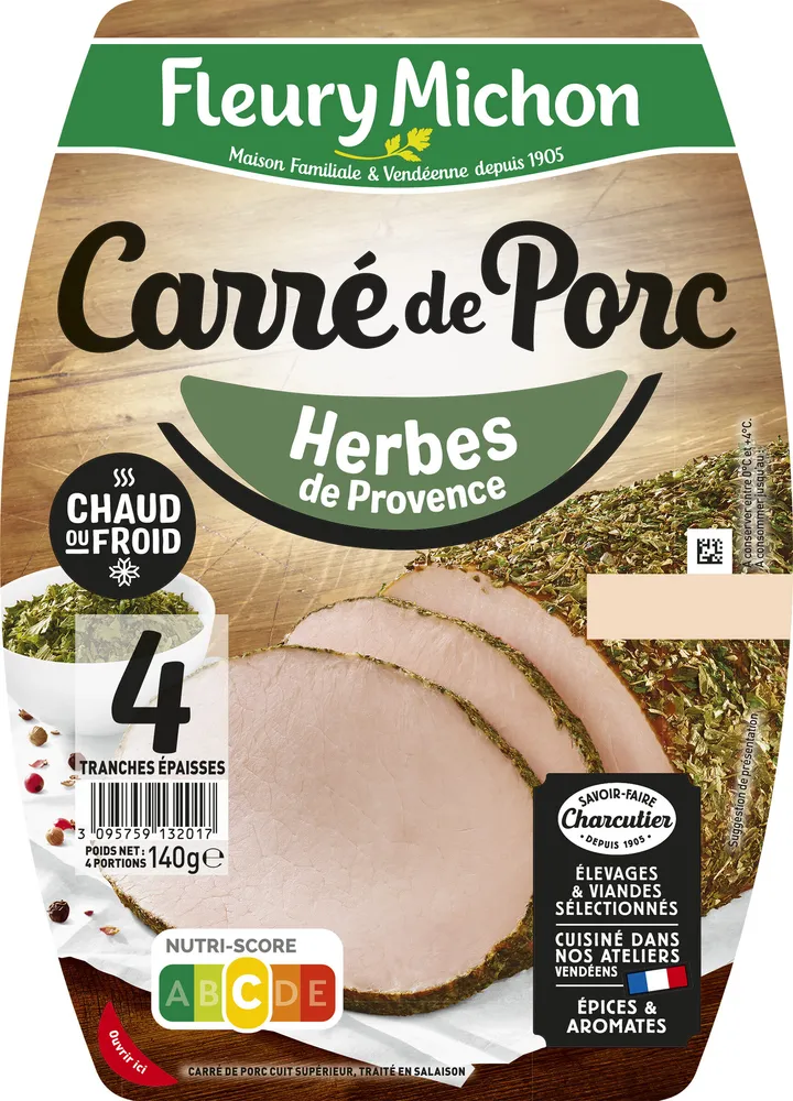 Carré de porc aux herbes de Provence