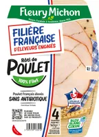 Rôti de Poulet - 100% Filet* - FILIERE FRANCAISE D'ELEVEURS ENGAGES