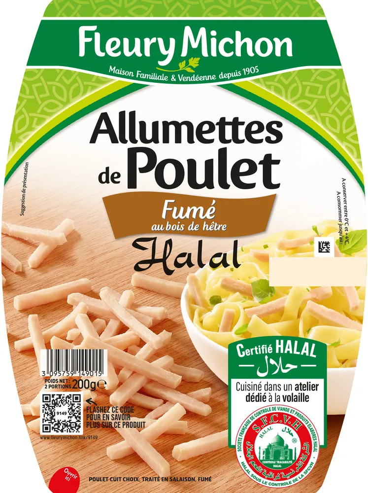 Allumettes de Poulet - Fumé - Halal