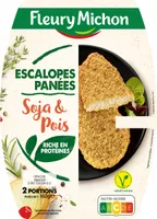 Escalopes panées Soja & Pois
