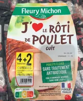 Poulet roti cuit