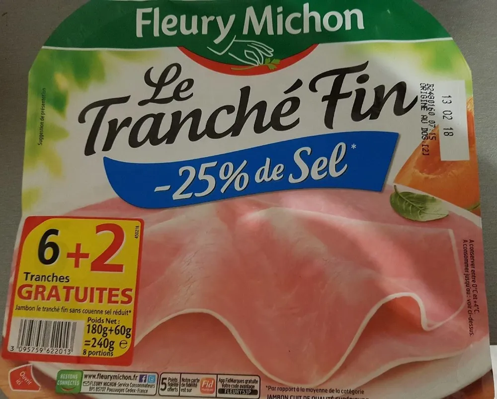 Le tranché fin -25% de sel