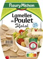 Lamelles de poulet Halal -25% de sel