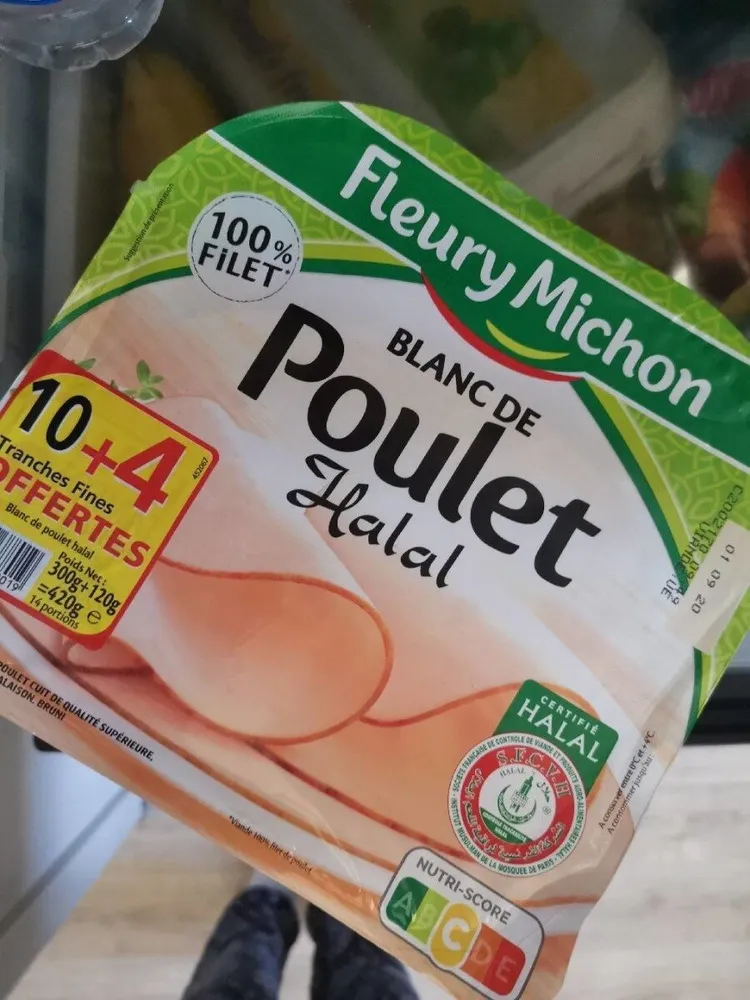 Blanc de poulet Halal