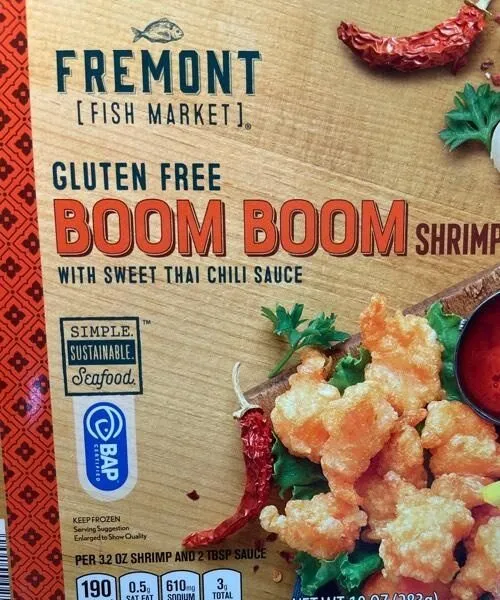 Gluten free boom boom shrimp