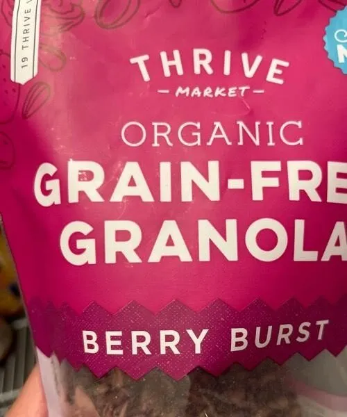 Grain free granola berry burst