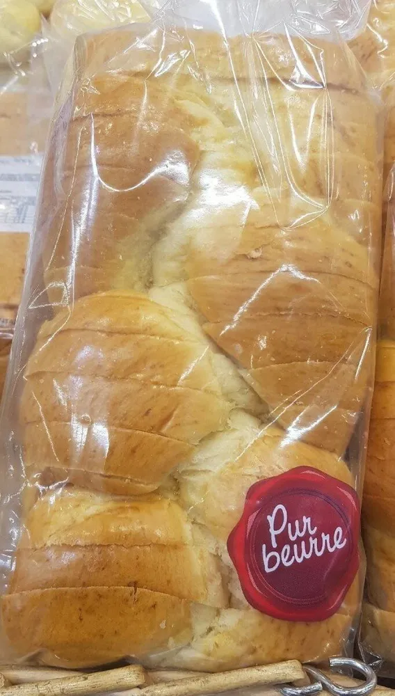 Brioche tressée tranchée 500gr pur beurre