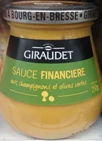 Sauce financière aux champignons et olives vertes