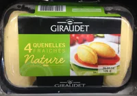 Quatre quenelles fraîches natures