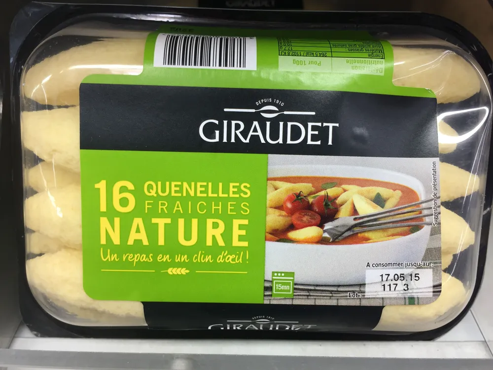 16 quenelles fraîche nature