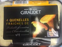 4 quenelles fraîches de volaille fermière aux chanterelles