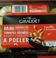 Mini quenelles fraîches Tomates séchées & pointe d'espelette