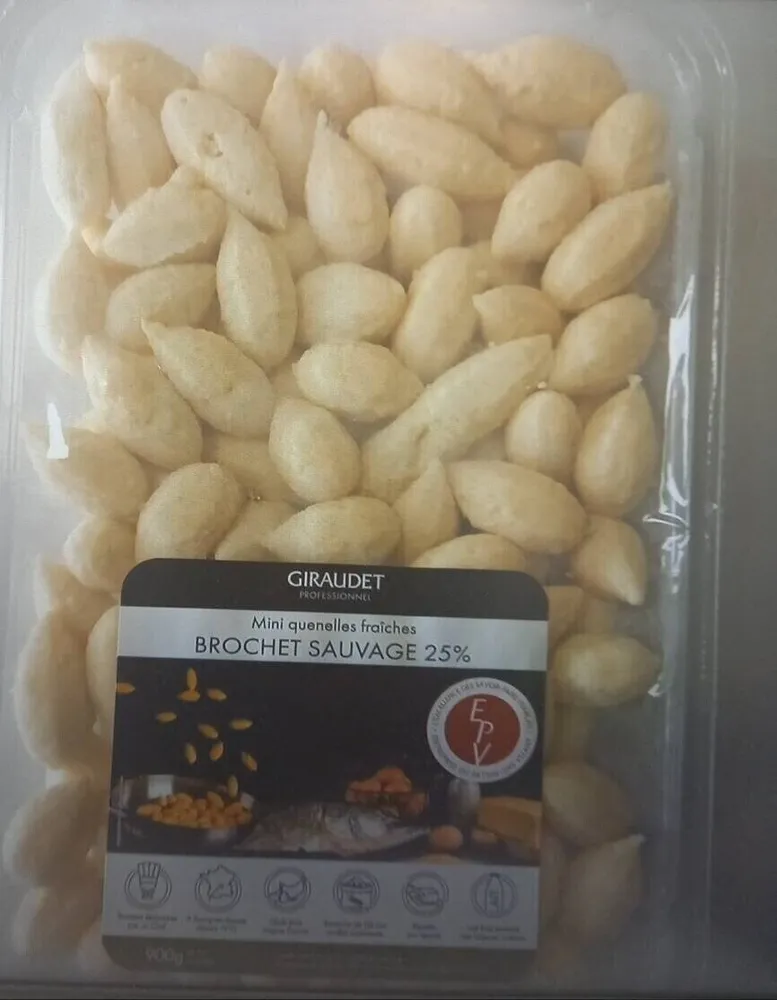 Mini quenelles brochet sauvage