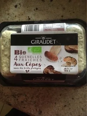 Bio quenelles fraiches aux cepes
