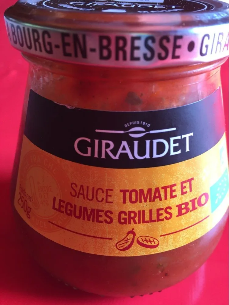 Sauce tomate et légumes grillés bio