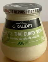 Sauce thaï curry vert