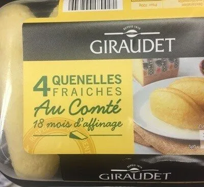 4 quenelles fraîches au Comté