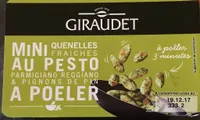 Mini quenelles fraiches au pesto, parmigiano reggiano & pignons de pin à poêler
