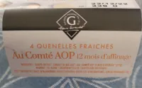 Quenelles fraîches au Comté AOP 12 mois d'affinage