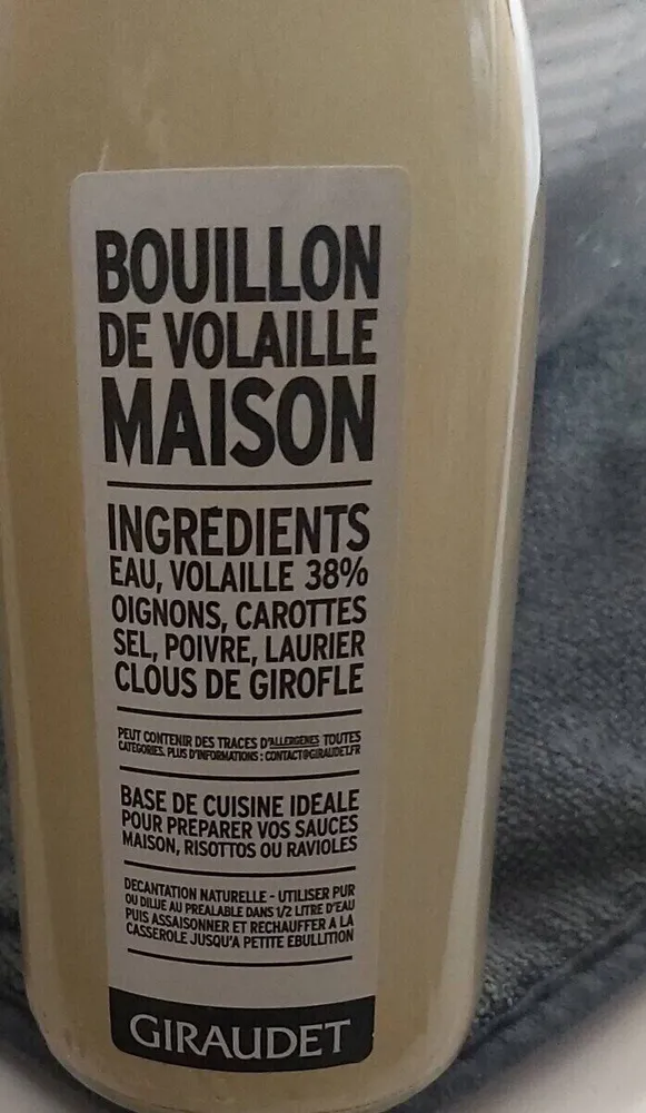 Bouillon de volaille maidon