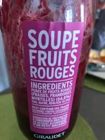 Soupe fruits rouges