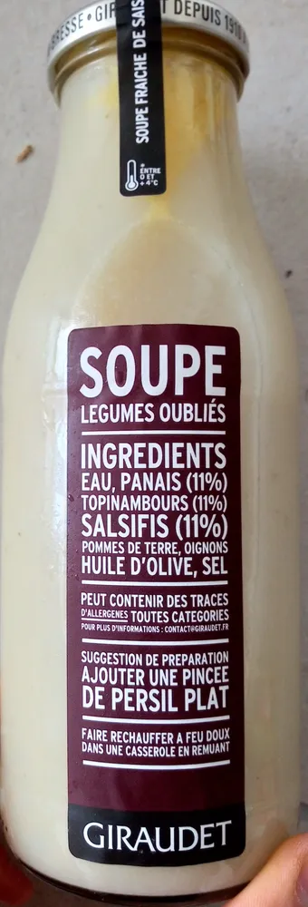 Soupe légumes oubliés