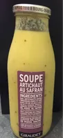 Soupe artichaut au safran