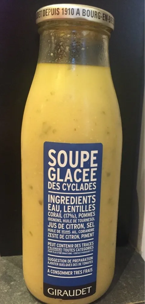 Soupe glacée des Cyclades
