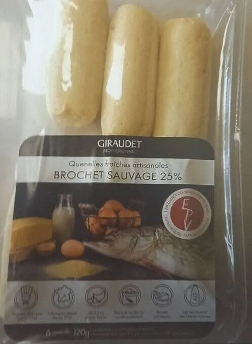 Quenelles fraîches brochet sauvage 25%