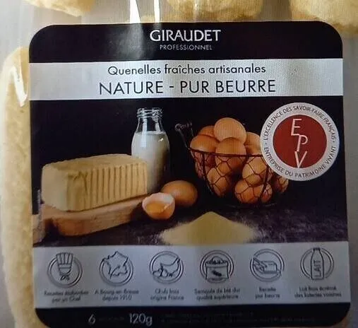 Quenelles nature pur beurre