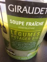 Soupe fraîche légumes potager bio