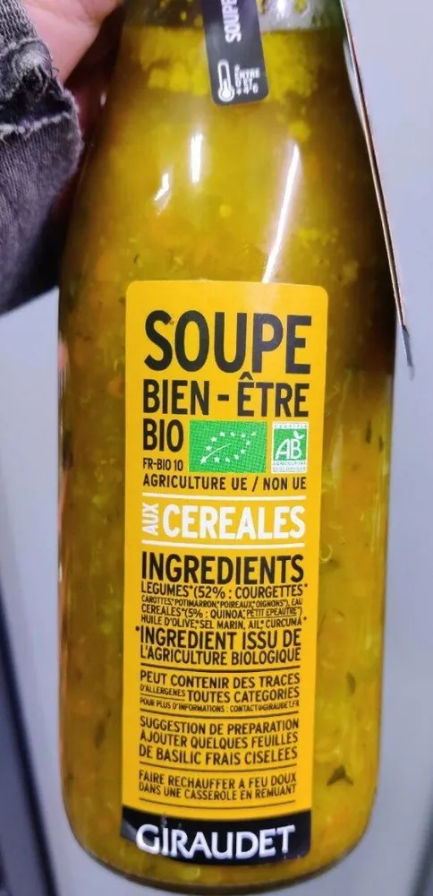 Soupe bien-être bio giraudet