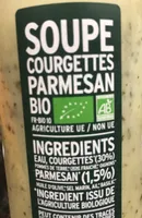 Soupe courgettes parmesan