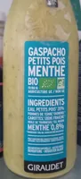 Gaspacho petit pois menthe