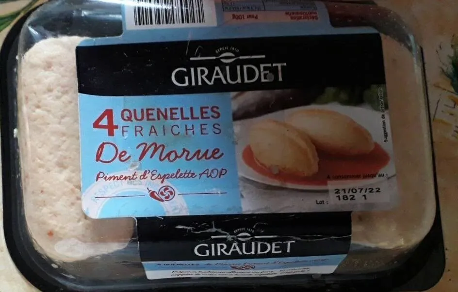 Quenelle de morue au piment d espelette